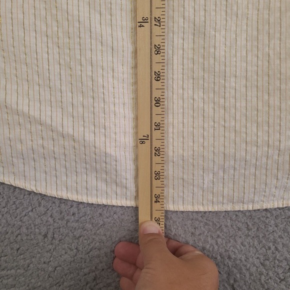 LRG Lifted Research Group Shirt Mens‎ 3XL Woven Long Sleeve Metallic Stripes - Picture 15 of 16